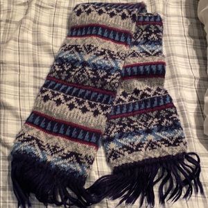 Brand new scarf navy blue and grey